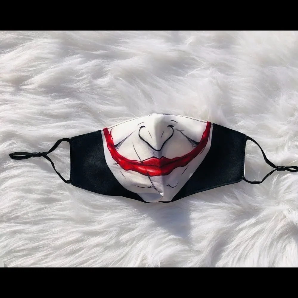 Brand New Halloween Face Mask For ADULTS Scary  Fashion Washable‎ Face Co…